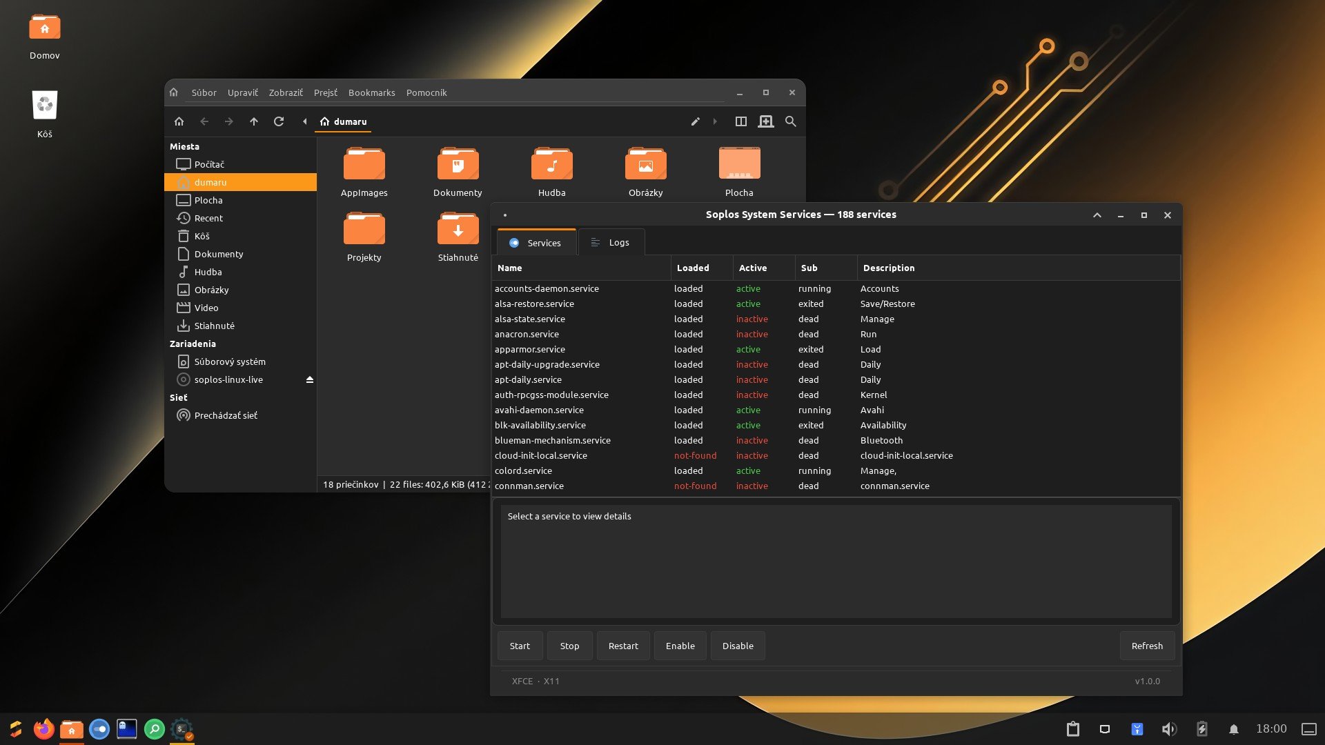 Moja distro turistika - Soplos Linux