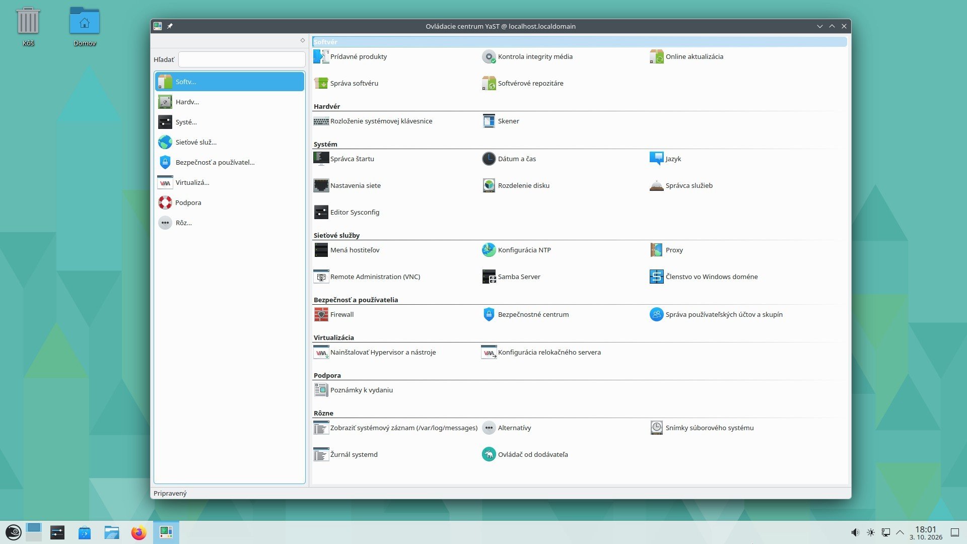 Moja distro turistika - openSUSE Tumbleweed