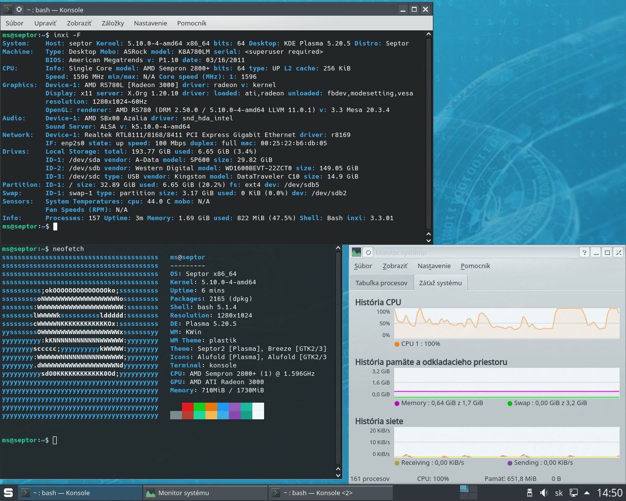 Septor Linux KDE Plasma 5.2