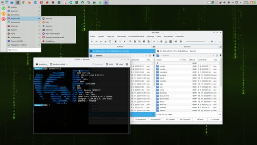 KaOS z VirtualBoxu